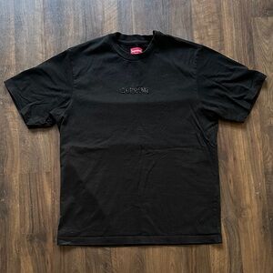 Supreme Black Short Sleeve Tee